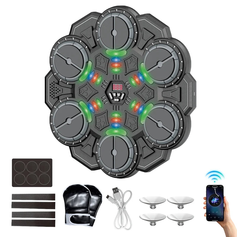 Máquina de Boxeo Interactiva – ¡Quema calorías mientras te diviertes!