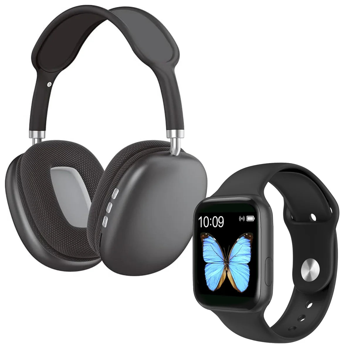 PacK Smartwatch con Diadema Bluetooth Auriculares Inalámbricos