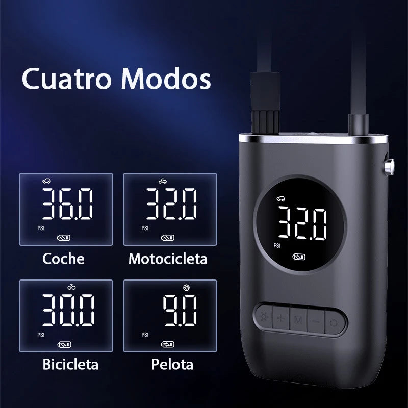 Mini Compresor Portátil 150PSI Recargable