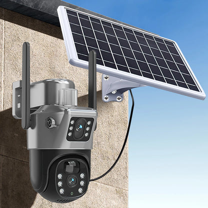 Cámara Solar 4G/WiFi Panorámica 360° Sin Cables
