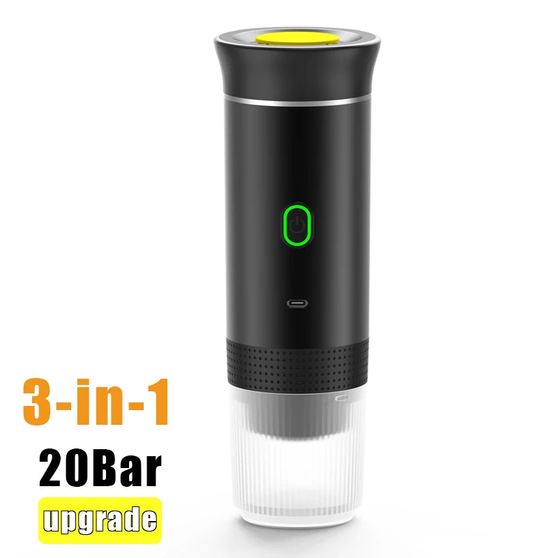 Cafetera 12v Portátil De Batería 3en1