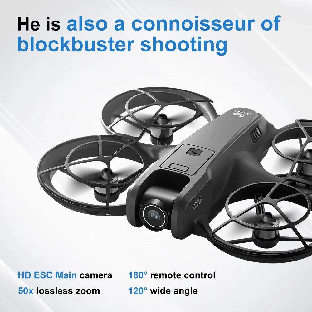 Dron Mini Rc V666 WiFi 8K HD con Doble Cámara