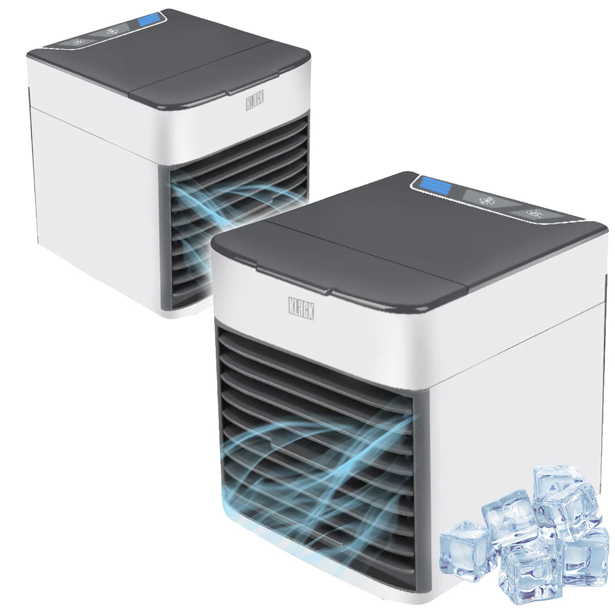 PacK De 2 Unidades Mini Climatizador Portátil Air Cold