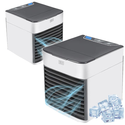 PacK De 2 Unidades Mini Climatizador Portátil Air Cold
