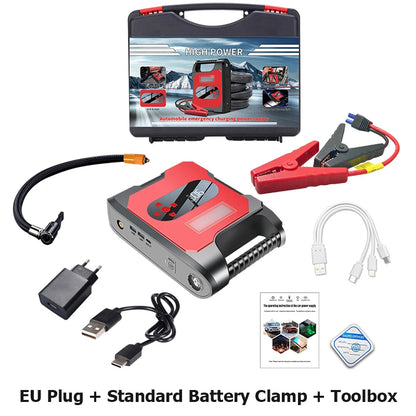 Arrancador De Vehículos Para Emergencias 4 Funciones En 1