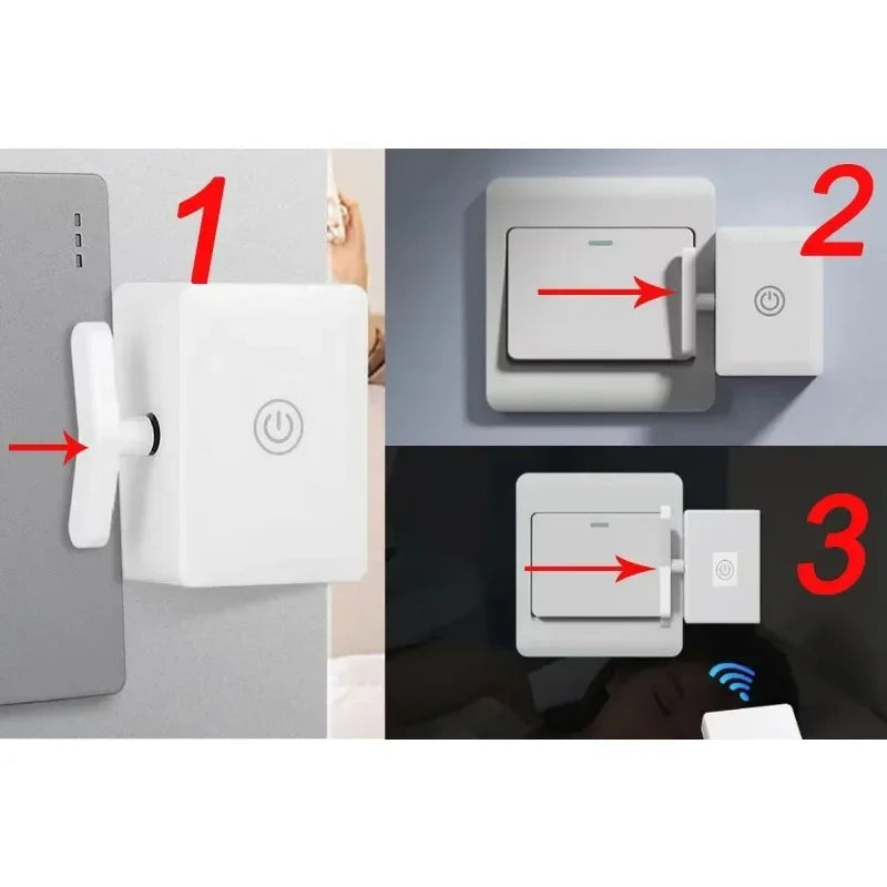 Interruptor Automático Inalámbrico Inteligente – Control Remoto y USB Recargable