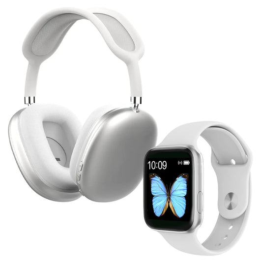 PacK Smartwatch con Diadema Bluetooth Auriculares  Inalámbricos