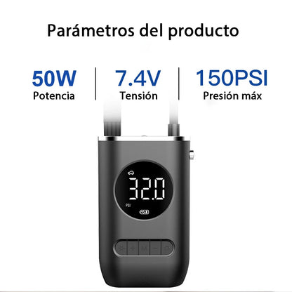 Mini Compresor Portátil 150PSI Recargable