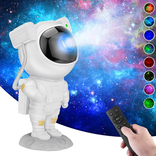 Proyector Astronauta Con Auroras-Estrellas