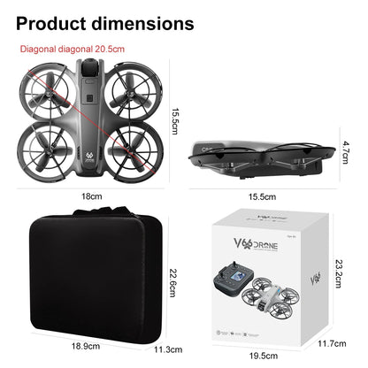 Dron Mini Rc V666 WiFi 8K HD con Doble Cámara