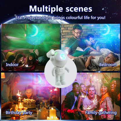 Nuevo Proyector Astronauta Con Auroras-Estrellas Y Nuevo Efecto Con Luna